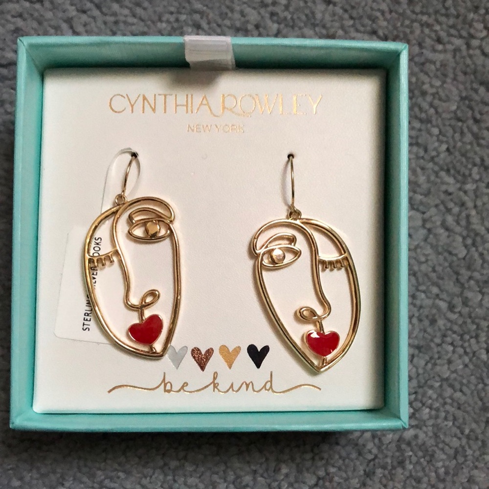 Cynthia Rowley Face earrings